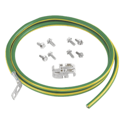 Kit de Jumper para Conexión de Gabinete o Rack de Telecomunicaciones a Barra de Tierra Física, 6 AWG, 1.52 m de Largo
