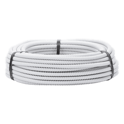 Tuberia flexible (Vaina) diflex, PVC Auto-extinguible, de 10 mm, rollo de 30 m