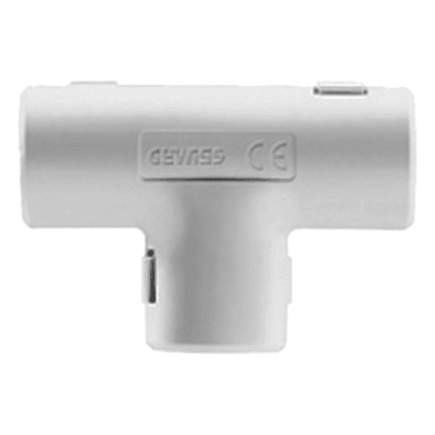 Unión en "T" para tubería rígida, recomendado para cable eléctrico, PVC Auto-extinguible, de 25 mm