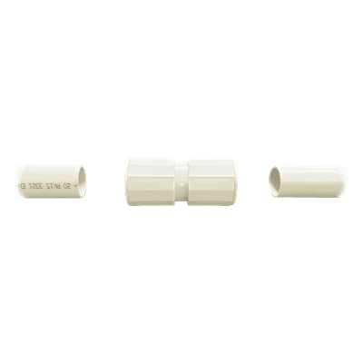 Manguito / Cople Morbidx IP67 libre de halógenos para unir tubería rígida de 25 mm (1") permite una instalación hermética no necesita pegamento 