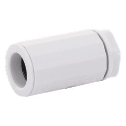 Conector de tubería rígida a caja (Racor), PVC Auto-extinguible, de 16 mm