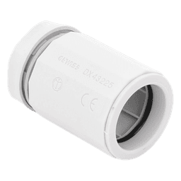 Conector de tubería rígida a caja (Racor), PVC Auto-extinguible, de 25 mm