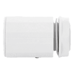Conector de tubería rígida a caja (Racor), PVC Auto-extinguible, de 25 mm
