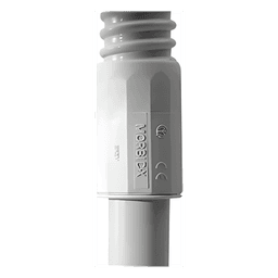 Conector (Racor) de tubería rígida a tubería flexible , PVC Auto-Extinguible, 25 mm, IP65