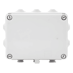 Caja de Derivación / PVC Auto-extinguible Libre de Halógenos / IP55 / IK08 / 10 Entradas / 190 x 140 x 70 mm / -24°C a 60°C