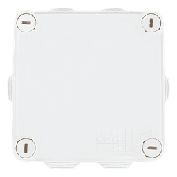 Caja de Derivación Estanca / 6 Entradas / IP55 / IK08 / 100x100x50 mm / Libre de Halógenos / -24 a 60°C
