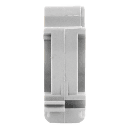 Soporte de presión (Abrazadera), PVC Auto-extinguible, abierto para tubería de 20 mm