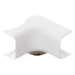 Esquinero interior de PVC auto extinguible,  para canaleta TMK0812 (3 piezas) (5020-02001)