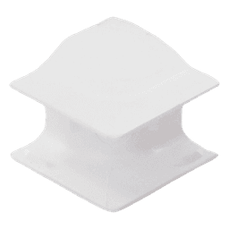 Esquinero interior de PVC auto extinguible,  para canaleta TMK0812 (3 piezas) (5020-02001)