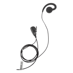 Micrófono de Solapa con Audífono / PTT Integrado / Cable Kevlar Reforzado / Clip Giratorio 360° / Compatible Radios Motorola XTS y GP Series