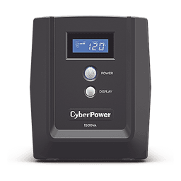 UPS de 1500 VA/900 W, Topología Línea Interactiva, Entrada 120 Vca NEMA 5-15P, y 8 Salidas NEMA 5-15R, Con Regulador de Voltaje (AVR)