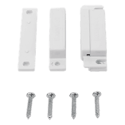 Contacto magnético de superficie con salida NC y NO (SPDT) para puertas y ventanas, resistor de fin de línea oculto