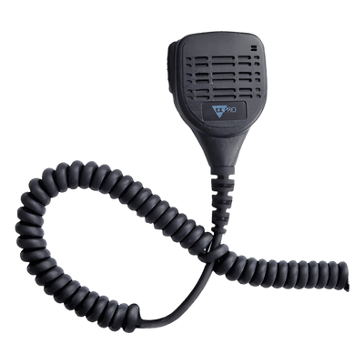 Micrófono Bocina Portátil / Cancelación de Ruido Avanzada / IP55 / Cable Kevlar / Jack 3.5 mm / Pinza 360°