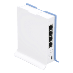 (hAP lite TC) 4 Puertos Fast Ethernet, Wi-Fi 2.4 GHz 802.11 b/g/n y base tipo Torre