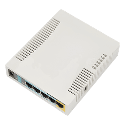 RouterBoard, 5 Puertos Fast, 1 Puerto USB, WiFi 2.4 GHz 802.11 b/g/n, Gran Cobertura con Antena 2.5 dbi, hasta 1 Watt de Potencia