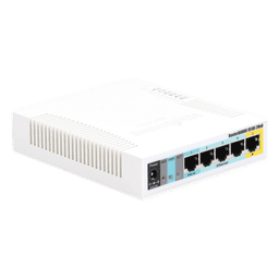 RouterBoard, 5 Puertos Fast, 1 Puerto USB, WiFi 2.4 GHz 802.11 b/g/n, Gran Cobertura con Antena 2.5 dbi, hasta 1 Watt de Potencia