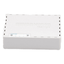 (hEX PoE LITE) RouterBoard, 5 Puertos Fast Ethernet, 4 con PoE Pasivo, 1 Puerto USB