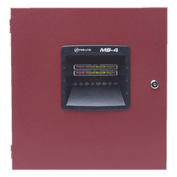 Panel de detección y alarma contra incendio convencional de 4 zonas, compatible con detectores i3 de System Sensor