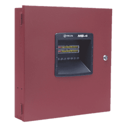 Panel de detección y alarma contra incendio convencional de 4 zonas, compatible con detectores i3 de System Sensor