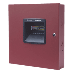Panel de detección y alarma contra incendio convencional de 4 zonas, compatible con detectores i3 de System Sensor