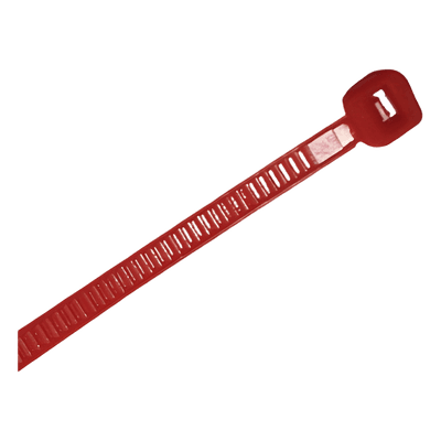 Cincho de nylon color rojo 4.8 x 300mm (100pzs) (4200-04003) 