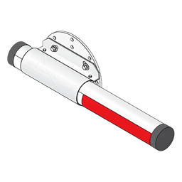 Brazo de aluminio sin iluminación de 14ft (4.26m) / Montaje no incluido