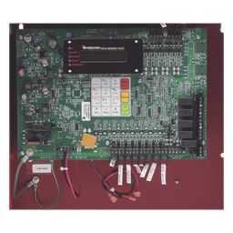 Panel Convencional De 8 Zonas, Hasta 20 Detectores por Zona, Capacidad 6.5A, Alimentación 120V, Color Rojo (0100-09600), Listado UL 864 9th Edición 