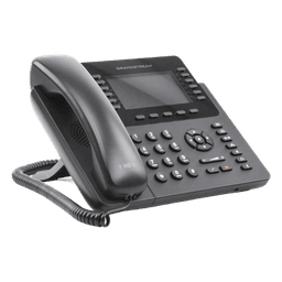 Teléfono IP empresarial de 12 Líneas con 5 teclas de función y conferencia de 4 vías, PoE