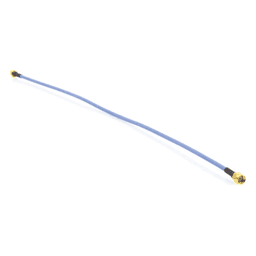 Jumper MikroTik (Flex-Guide) de 50 cm (19.69 Pulgadas), Núcleo de Cobre-Plateado, Conectores SMA-Macho Inversos, Hasta 6 GHz