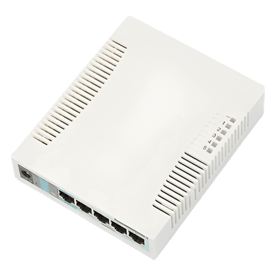 Switch Mikrotik 5 puertos Gigabit Ethernet y 1 SFP