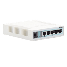 Switch Mikrotik 5 puertos Gigabit Ethernet y 1 SFP