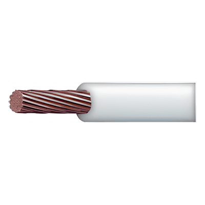 Cable THW-LS / Calibre 10 AWG / 19 Hilos / Color Blanco / Venta por Metro