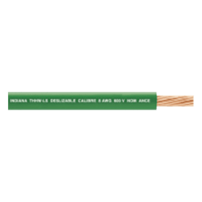 Cable THW-LS / Calibre 10 AWG / 19 Hilos / Color Verde / Venta por Metro