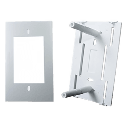 Tapa universal INKA y soporte de PVC auto extinguible y aluminio (8181-80002)