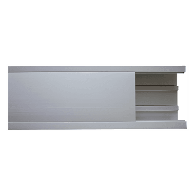 Canaleta de aluminio, 100 x 51 mm, tramo de 3m. (8401-81300)
