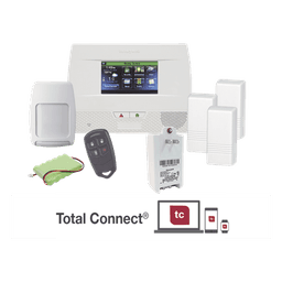 Panel de alarma inalámbrico autocontenido con pantalla táctil de 4.7 pulgadas, listo para Total Connect y automatización Z-Wave