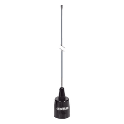 Antena Móvil VHF en Color Negro, Resistente a la corrosión, 3.4 dB de ganancia, 148-174 MHz.