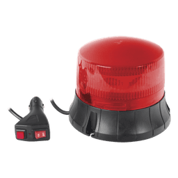 Burbuja LED giratoria color rojo, 9 LEDs, montaje magnético