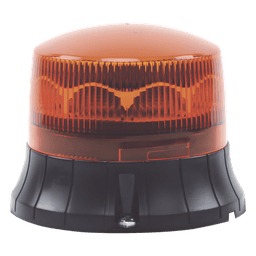 Burbuja LED giratoria de color ámbar, 9 LEDs, montaje permanente