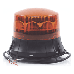 Burbuja LED giratoria de color ámbar, 9 LEDs, montaje permanente
