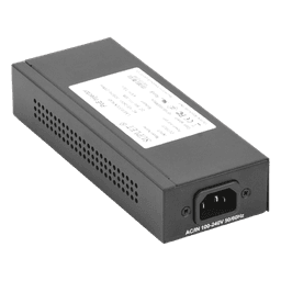 Inyector Super Hi-PoE / 56 Vcc / 30 Watts / Para Domos HIKVISION PTZ / IP (-AE / DE) / Soporta 802.3 af /at / Para Aplicaciones de CCTV