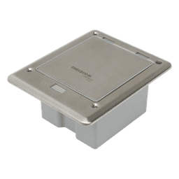 Caja de Piso con Contacto Eléctrico (Duplex), Resistente al Agua, IP66 (Con Tapa Cerrada) (11000-53201)