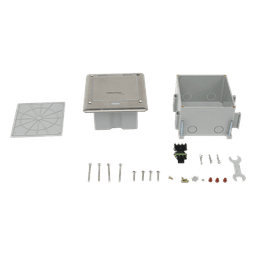 Caja de Piso con Contacto Eléctrico (Duplex), Resistente al Agua, IP66 (Con Tapa Cerrada) (11000-53201)