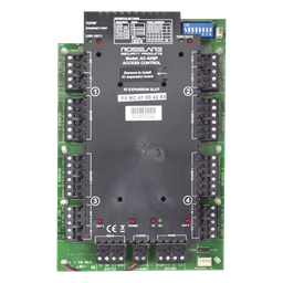 Controladora de acceso / 4 lectoras expandible a 8 / 30,000 usuarios / RS-485 y TCP/IP / 4 relés / Antipassback