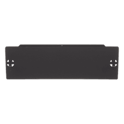 Placa Ciega FAP, Para Reservar Espacio de Uso Futuro en Paneles de Fibra Óptica, Color Negro