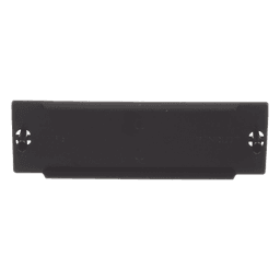 Placa Ciega FAP, Para Reservar Espacio de Uso Futuro en Paneles de Fibra Óptica, Color Negro