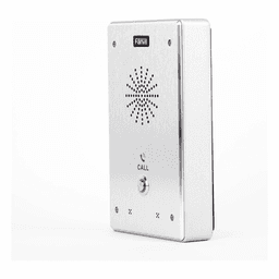 Intercomunicador IP, 2 líneas SIP, 2 relevadores con botón para llamada, anti-vandálico, IP65 e IK10, PoE