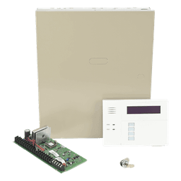 Panel de control de intrusión de hasta 48 zonas con teclado alfanumérico y receptor inalámbrico integrado, compatible con serie 5800