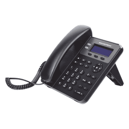 Teléfono IP SMB de 2 Líneas, 1 cuenta SIP con 3 teclas de función programables y conferencia de 3 vías. PoE