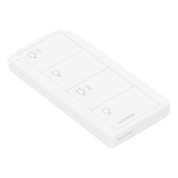 Control Pico inalámbrico de 4 botones para encender y apagar dos grupos de luces, con batería de 10 años, compatible con Caseta Wireless, RadioRA 2 y HomeWorks QS